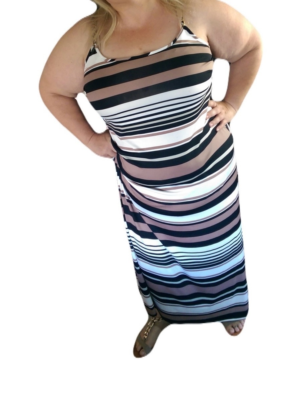 Striped Maxi Dress JBS Women